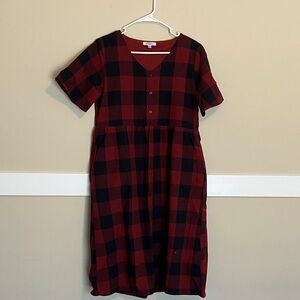Polagram Plaid Dress